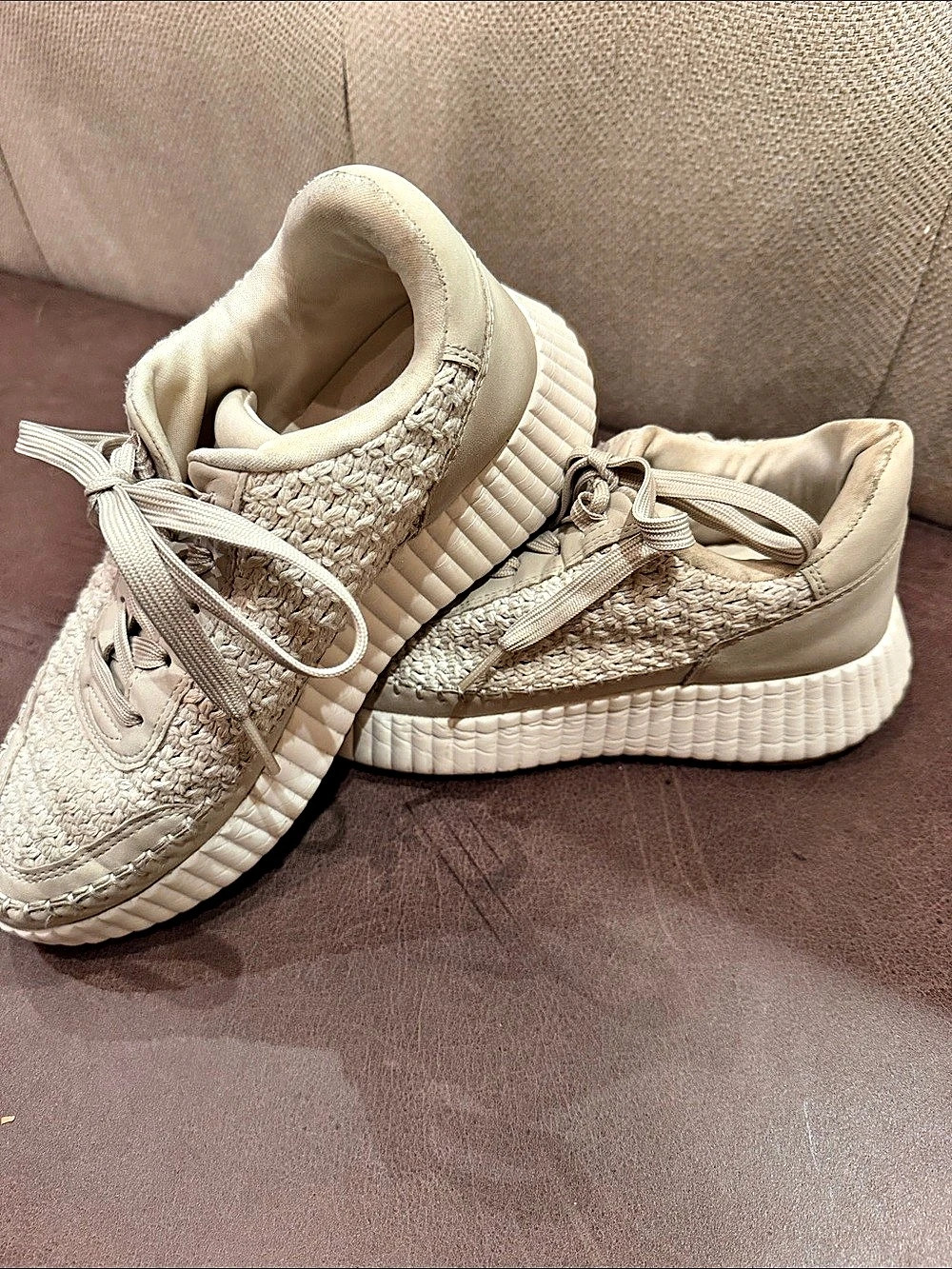 DV by Dolce Vita Fredi Platform Sneaker Sneakers in Cream